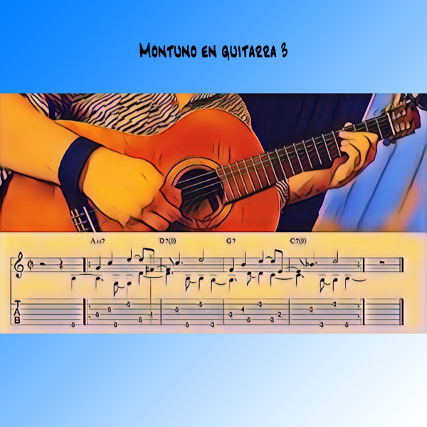Montuno en guitarra 3